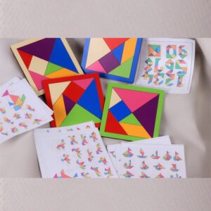 تهیه بازی فکری تانگرام رنگی