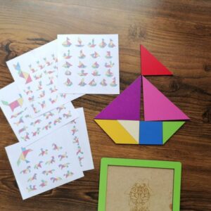 خرید بازی فکری تانگرام رنگی