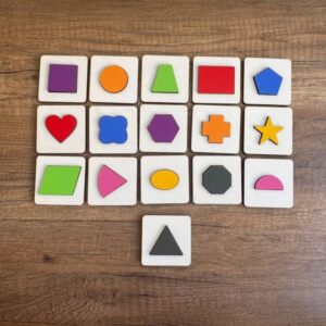 تهیه بازی فکری اشکال هندسی